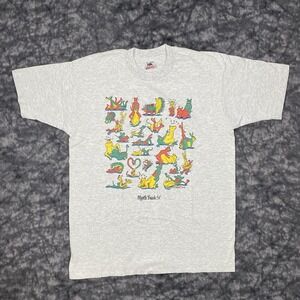 Vintage Farm Animals Sex Positions TShirt Mens Size L Myrtle Beach 90s USA Funny